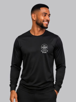 camiseta-tradicional-dry-fit-gola-careca-manga-longa-preto