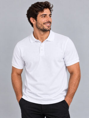 Polo Tradicional Piquet PA branco