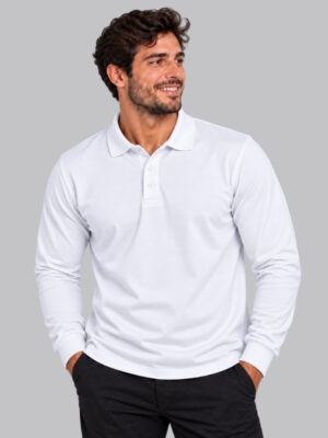 Polo Tradicional Piquet PA - manga longa