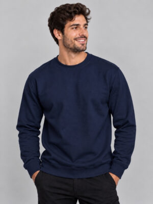 Blusa de Moletom Gola Redonda 100% Algodão